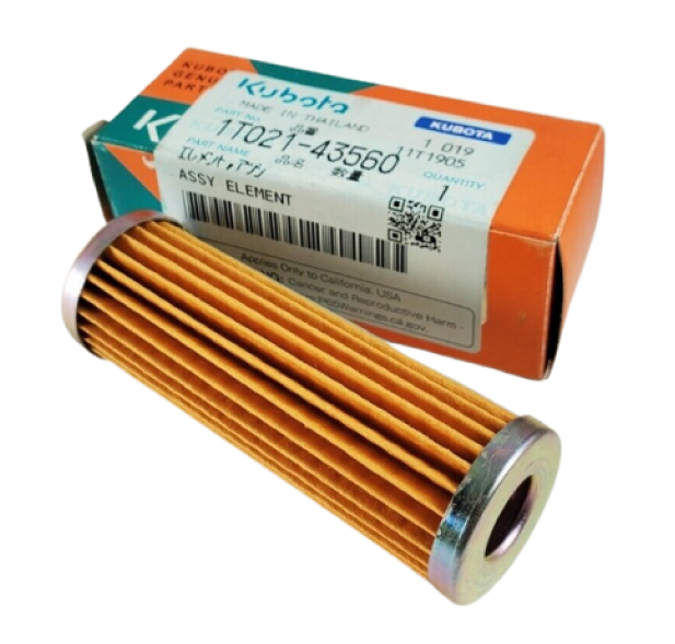 Kubota 1T021-43560 Element Assy – Genuine Fuel Filter