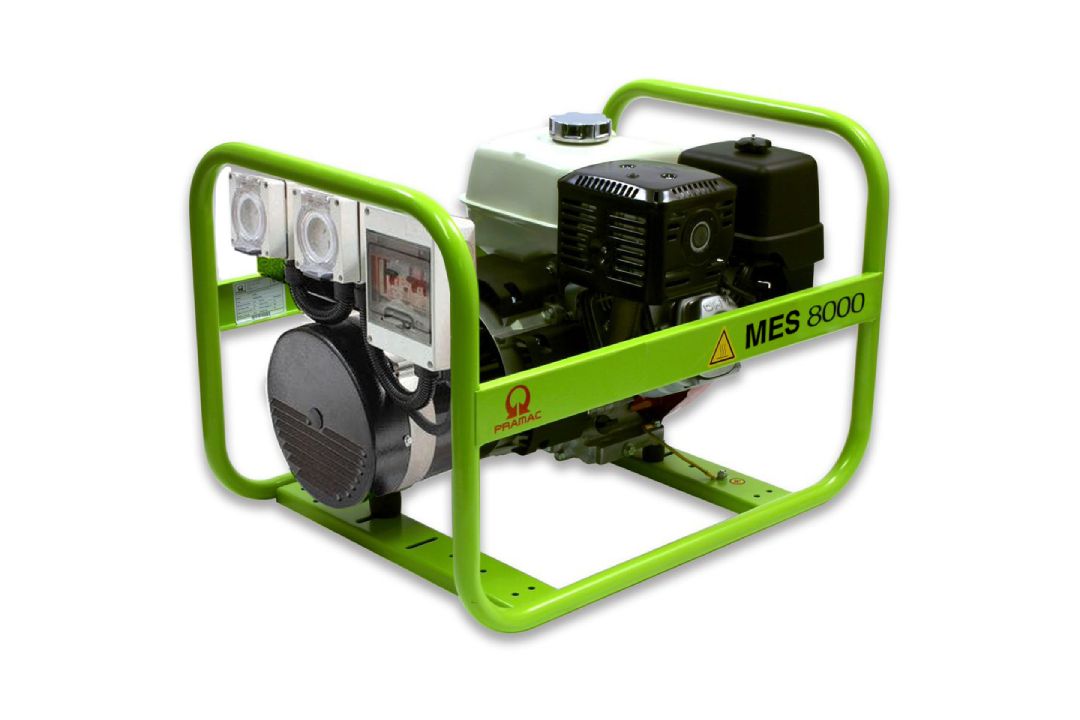 Pramac MES 8000 Generator – 7.2kVA Electric Start Petrol | 1-Year Warranty