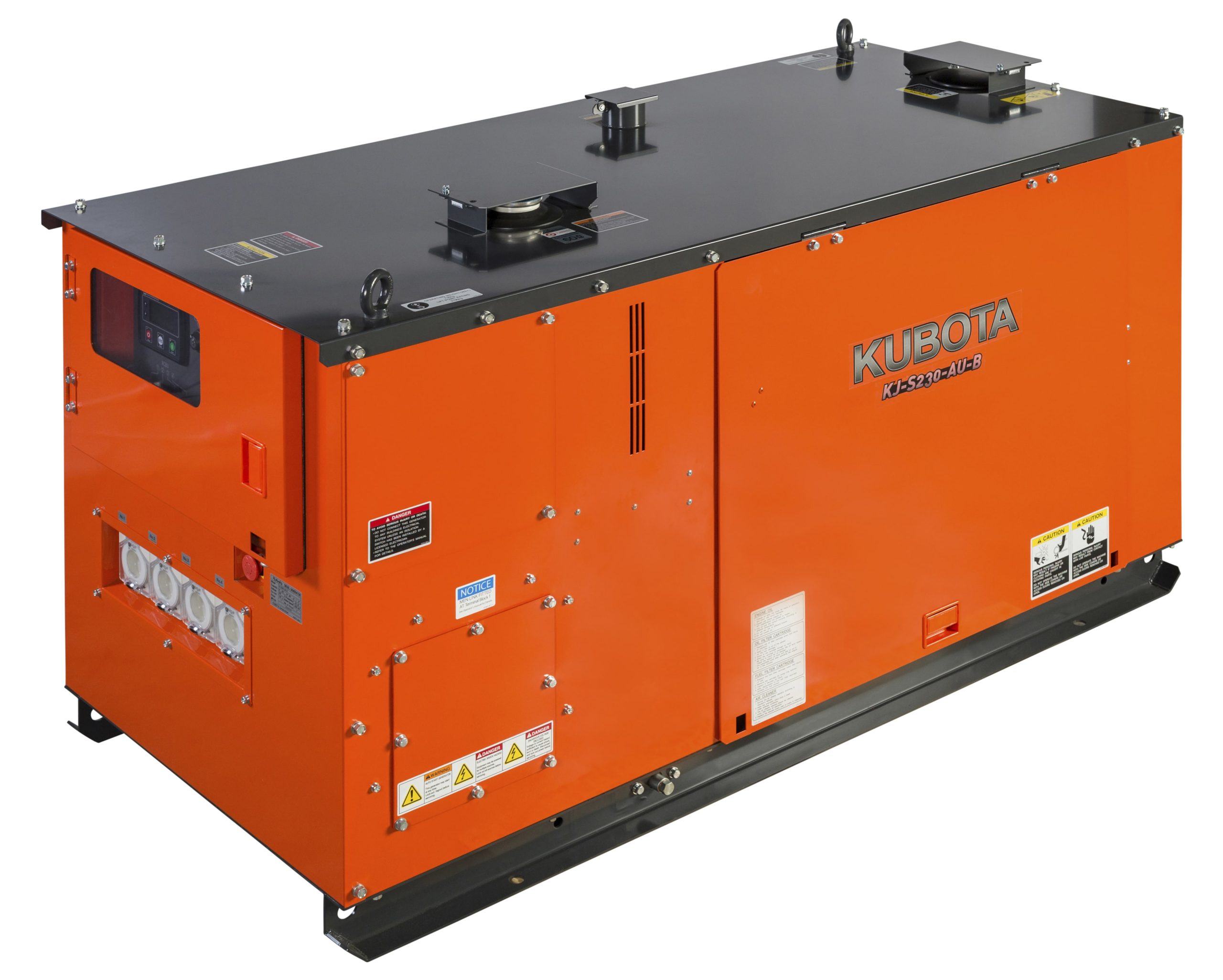 Kubota Power Generator Series KJ-S230-AU-B, 2-Year Warranty